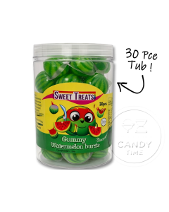 Sweet Treats 3D Watermelon Gummi 30pce Tub Single