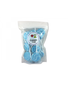 Swirly Lollipops 24pc Bag Blue