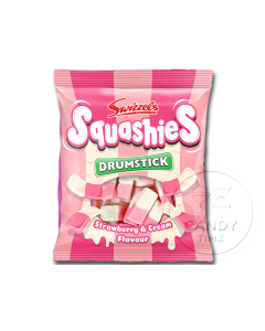 Swizzels Drumstick Squashies Strawberry & Cream Bag Single