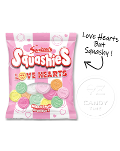 Swizzels Squashies Love Hearts Bag Box of 12