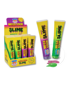 TNT Mega Sour Slime Watermelon Grape Box of 12