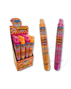 TNT Mega Sour Spray Bubblegum & Sherbet Box of 12