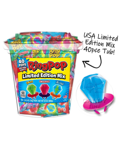 Ring Pop USA Limited Edition Mix Tub of 40