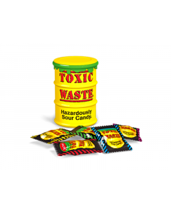 Toxic Waste Sour Candy Drum