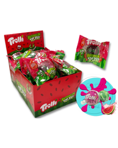 Trolli Watermelon Splash Sour Filled Ball Single