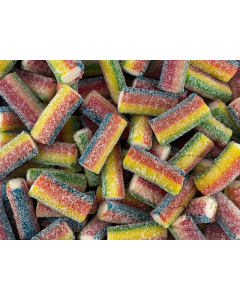 Damel Mini Jumbo SOUR Rainbow Tubes 1kg Bag