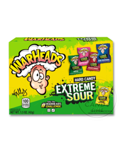 Warheads Extreme SOUR Hard Candy Video Box Single