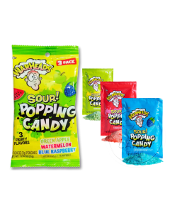 Warheads Sour Popping Candy 3 Pack Box of 12