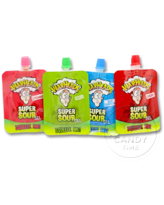 Warheads Super Sour Squeeze Gel Box of 32