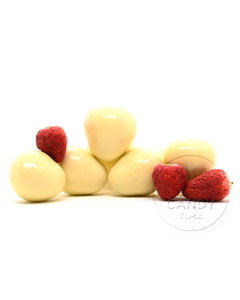 Premium White Chocolate Freeze Dried Strawberries 500g Bag