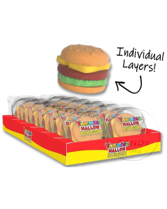 Yammiez Super Mallow Burger Box of 12