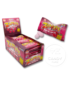 ZED Candy Zappers Cherry Mega Sour Gum Box of 24